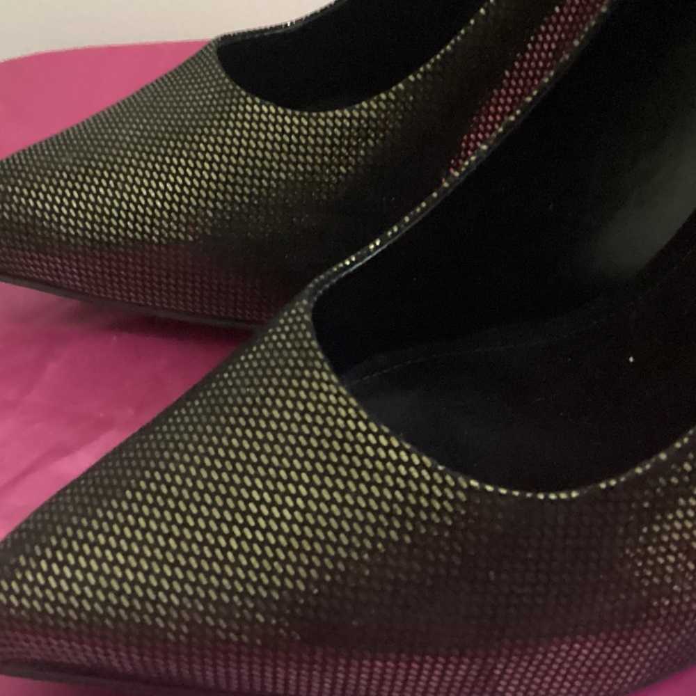 Nine West Shimmering Bronze 5” Heels - Picture 5 of 5